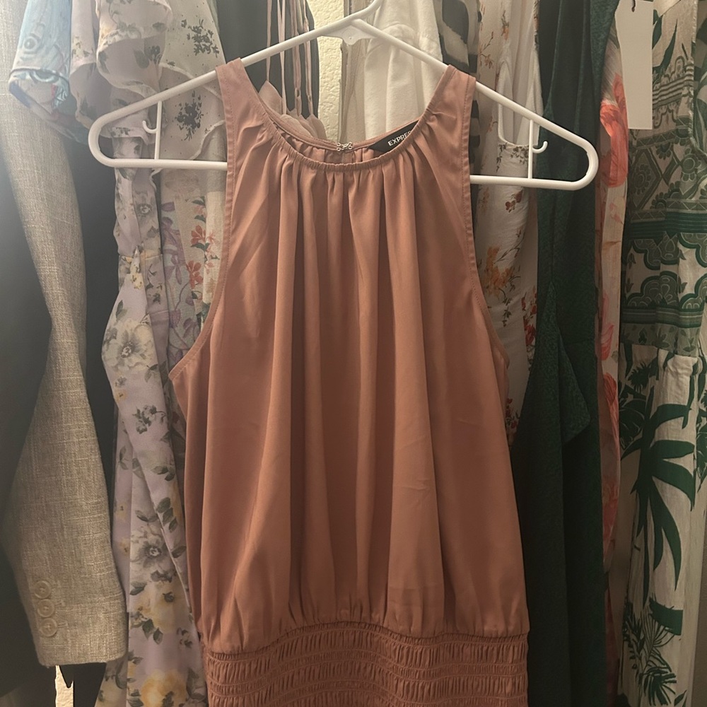 Express Mauve Sleeveless Dress